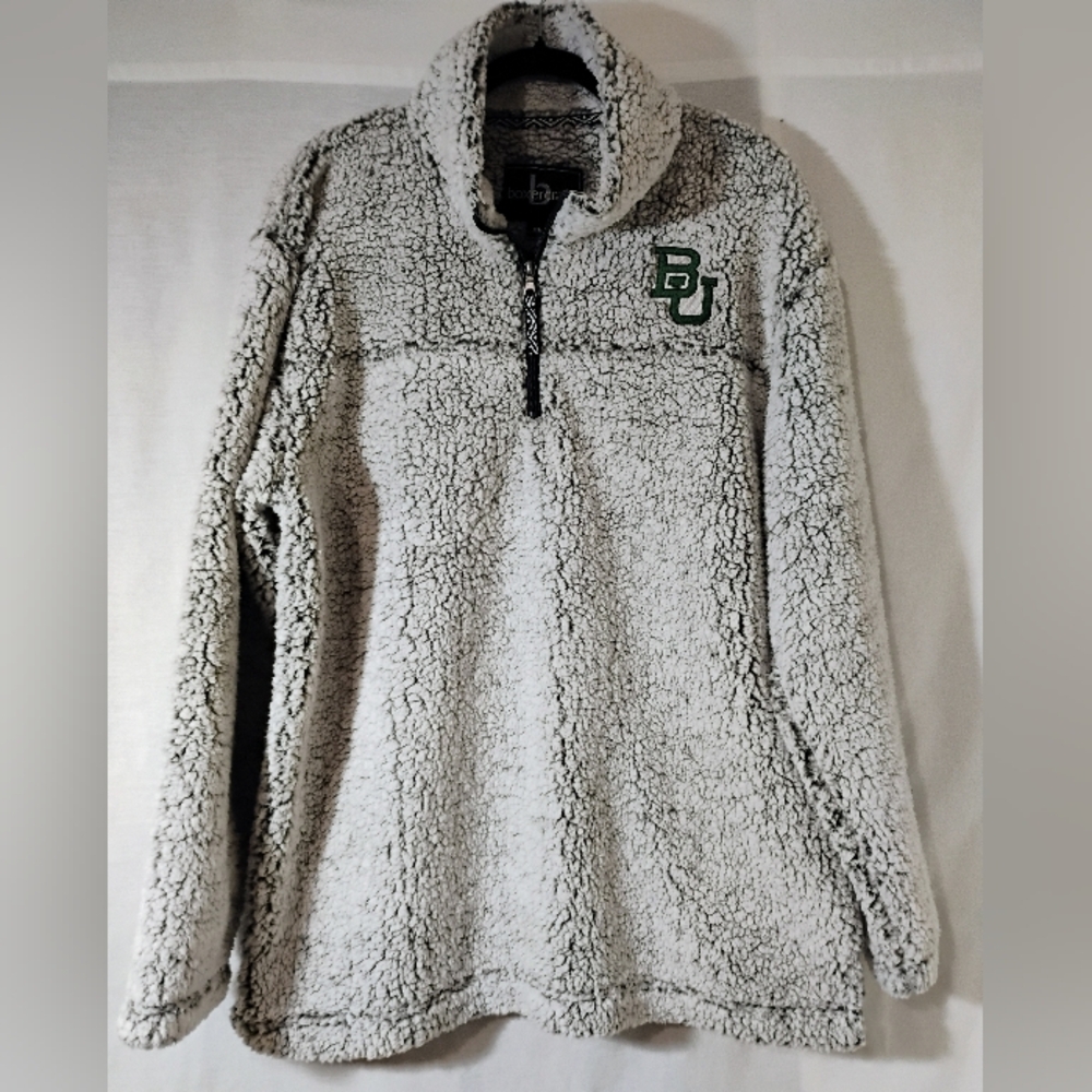 Boxercraft Sherpa Fleece Quarter-Zip Pullover - Baylor